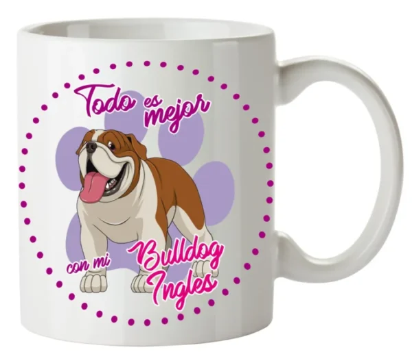 Taza Mascotas Bulldog Inglés