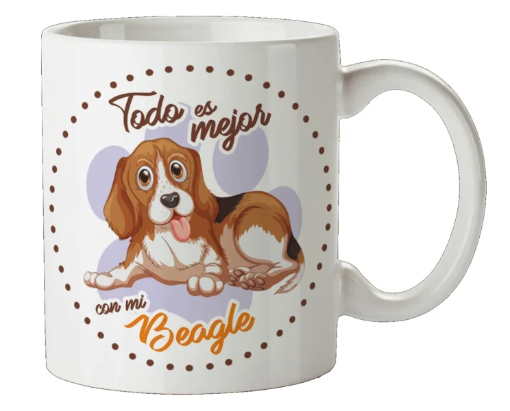 Taza Mascotas Perro Beagle