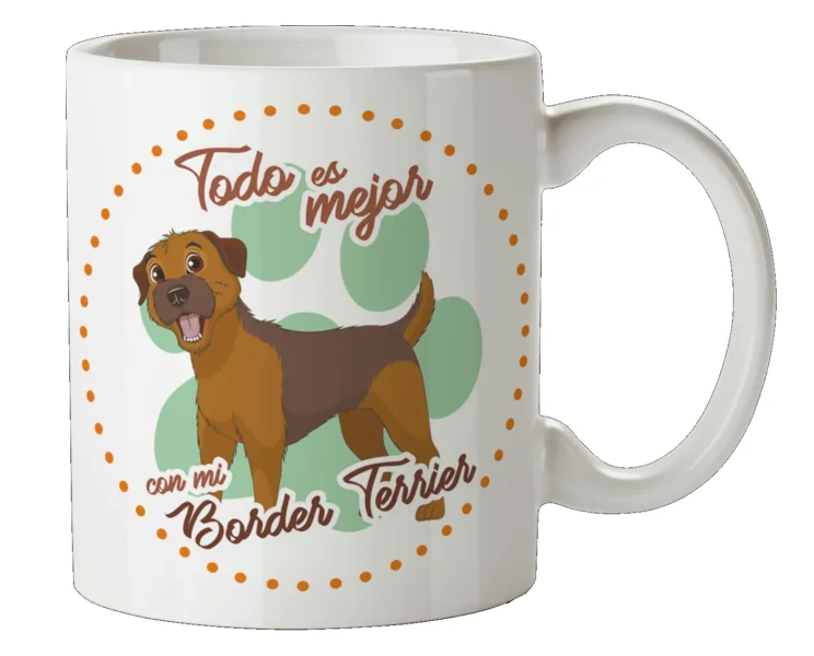 Taza Mascotas Perro Border Terrier